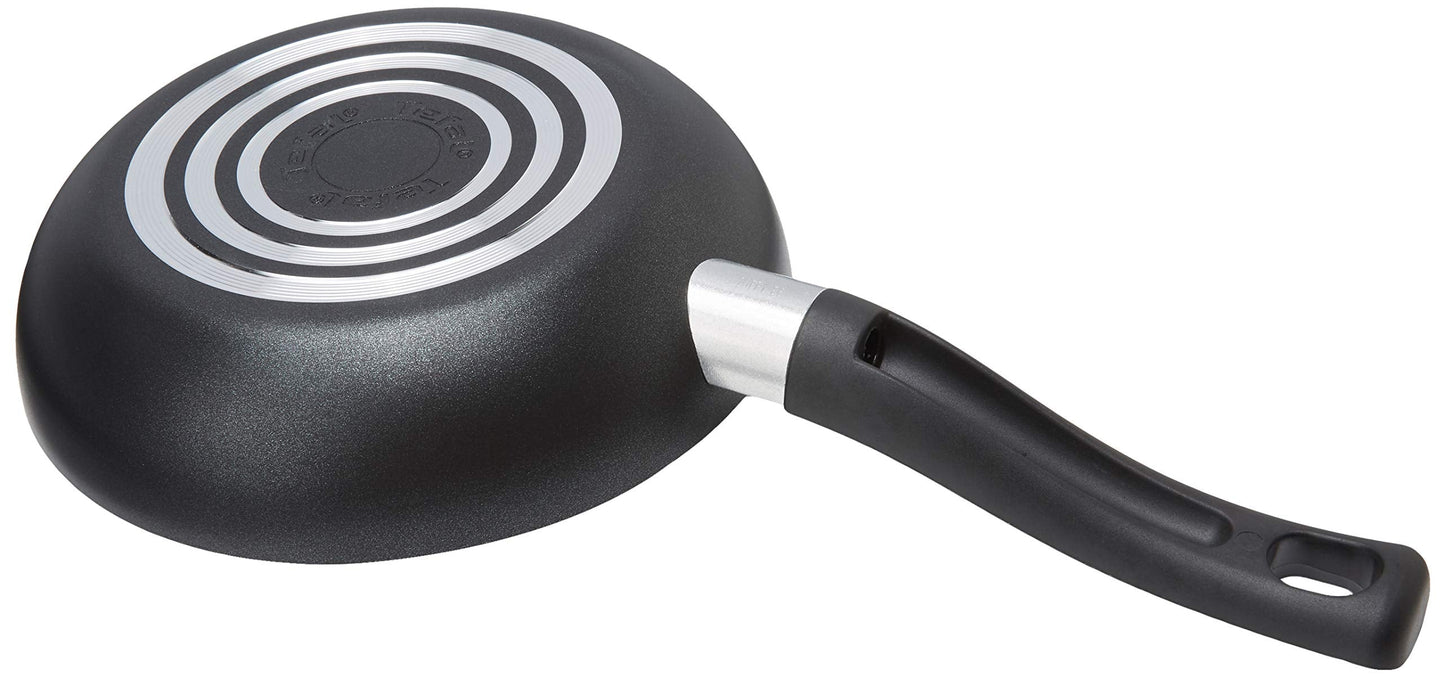 Tefal Taste Twin Pack, Aluminium Frying Pans, Pan Set, Pans 20 cm and 28 cm diameter, Non-Stick, Black, Pack of 2, B189S244 (Pack of 2)