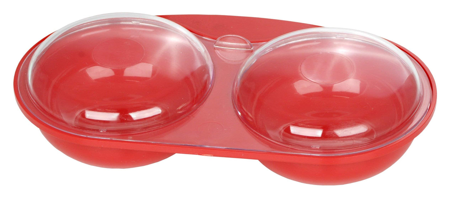 Easy Cook NS606R Microwave Egg Poacher, red, 2 cup