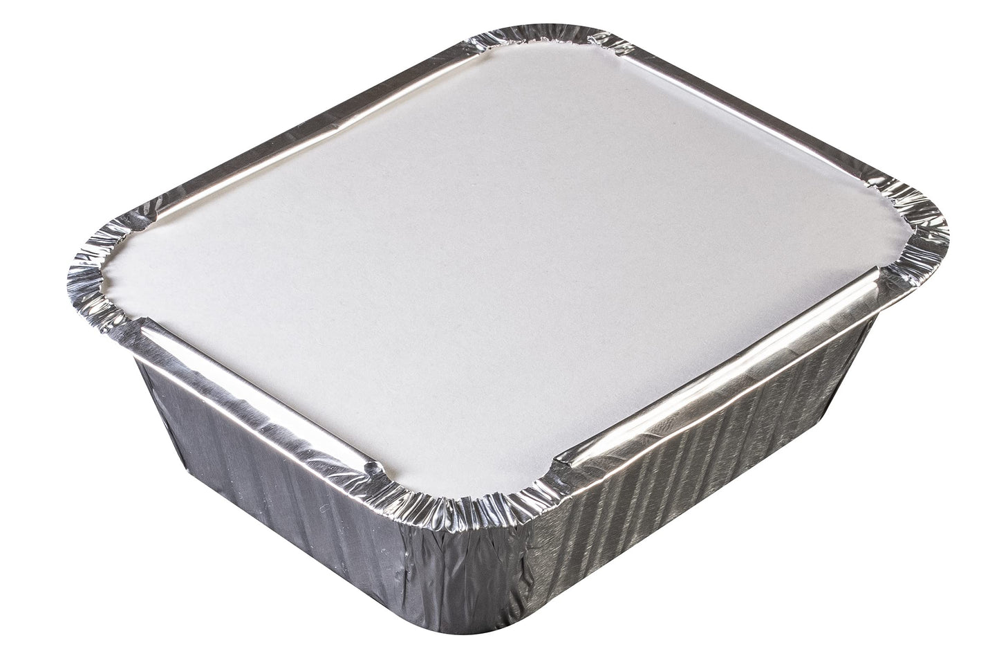 UrbanJungle 30 X Aluminium Foil Trays - Food Containers with Lids - Ideal for Storage, Baking, Roasting, BBQ, Cooking, Meal Prep Tray - Freezer Containers and Disposable Takeaway Containers (M, 30) Medium 30 Pack