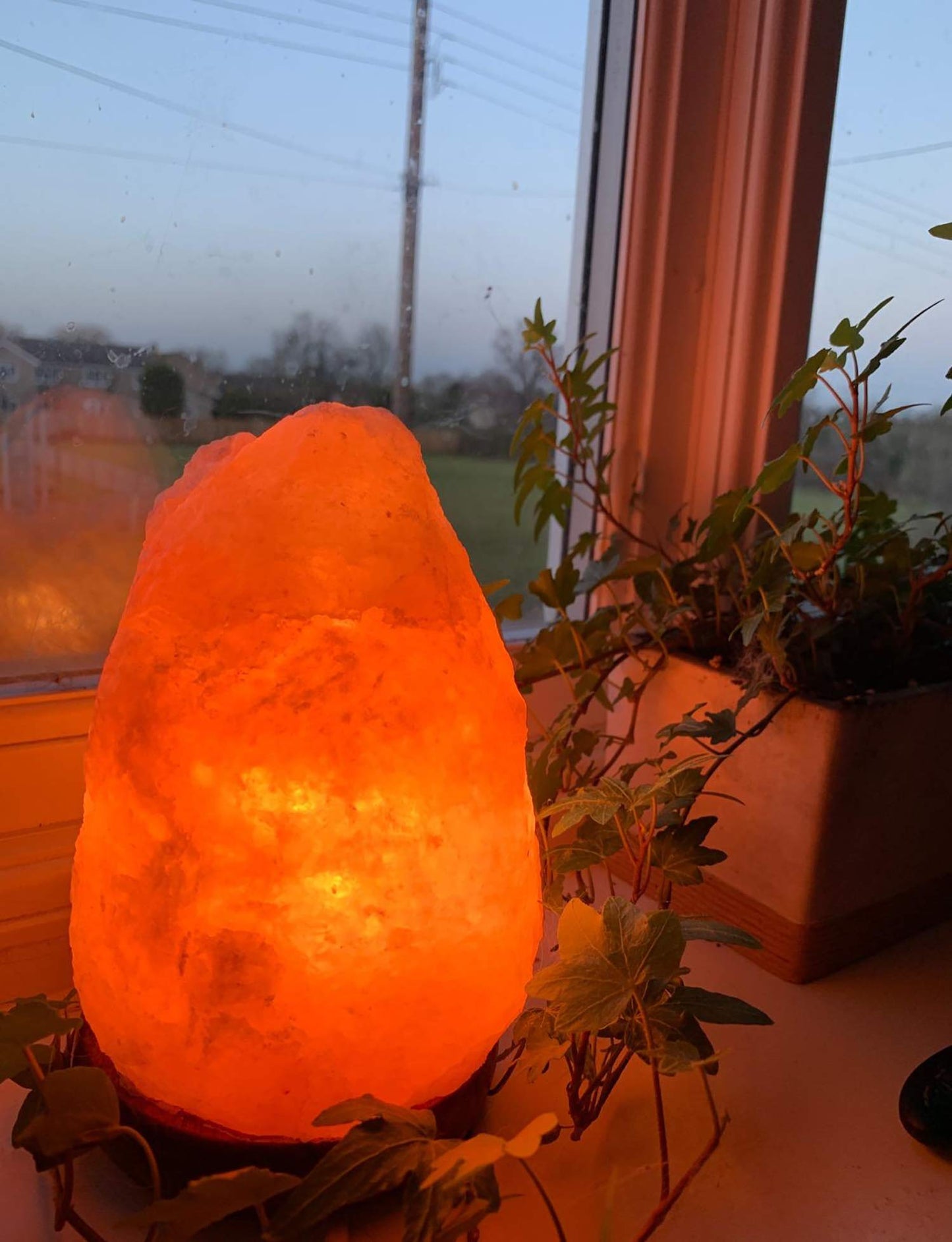 SourceDIY 3-5 Kg Salt Lamp- Pink Himalayan Crystal Light Home Décor Accessory with Button Control and British Style Electric Plug Fine Quality Relaxation Gifts for Women & Men [Energy Class E]