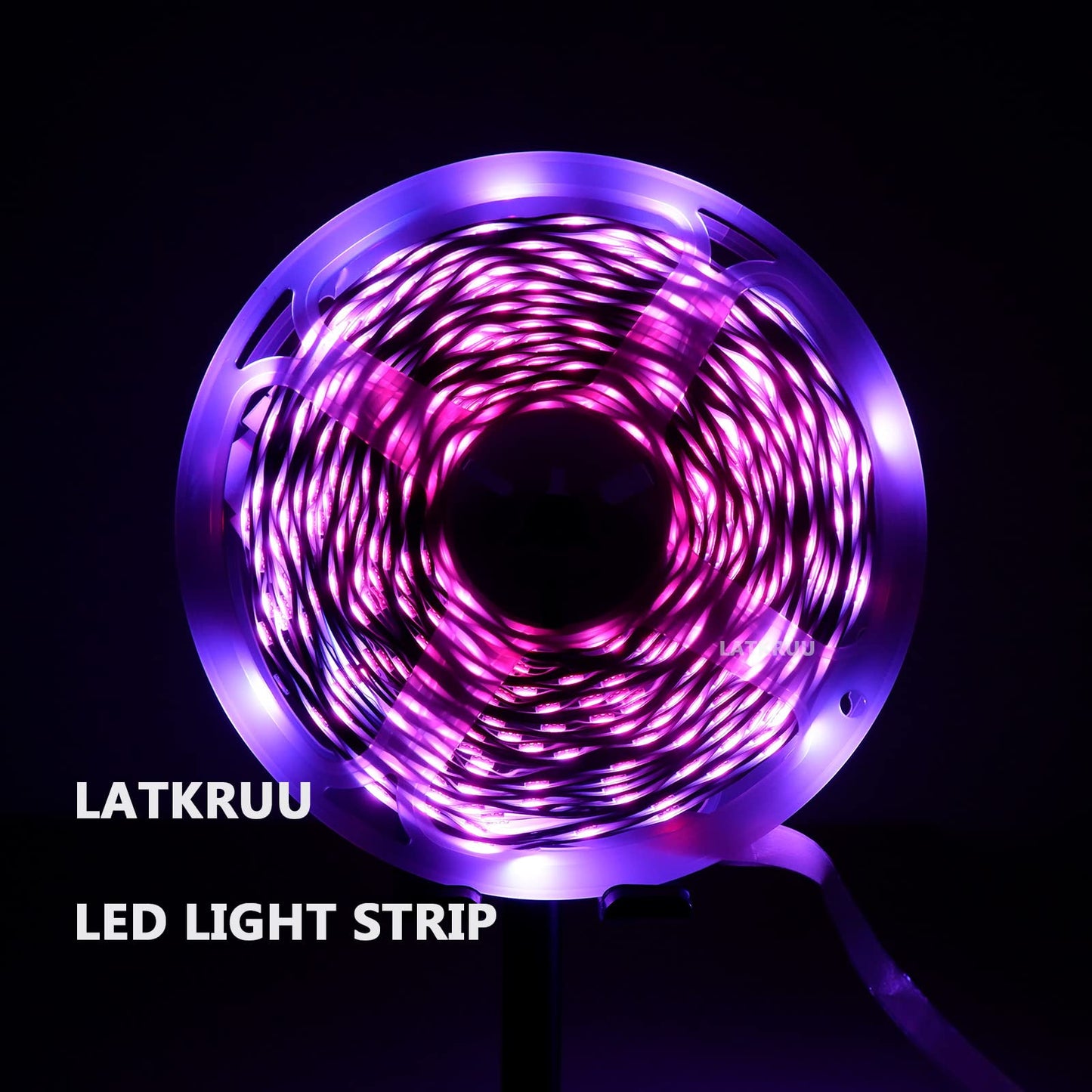 LATKRUU 20M LED Strip Lights with Remote, LED Lights for Bedroom Bluetooth RGB Lights Strip LED Tape Lights Music Sync Colour Changing Mood Light for Bedroom, Room, Christmas Decoration