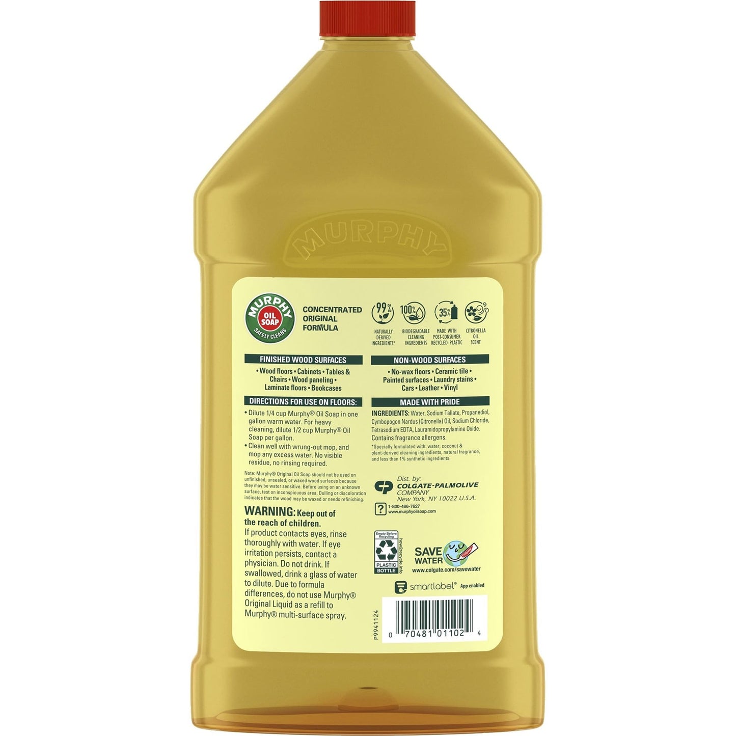 Murphy's Oil Soap Liquid Wood Cleaner, 32 Ounce 946.00 ml (Pack of 1)