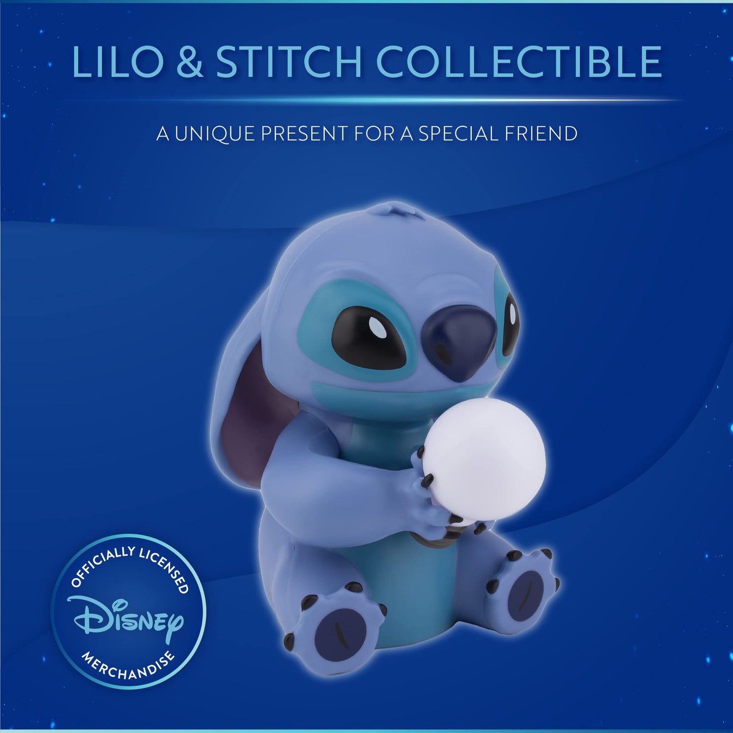 Paladone Stitch Light - Lilo and Stitch Room Decor - Stitch Stuff for Girls and Boys, Multicolour