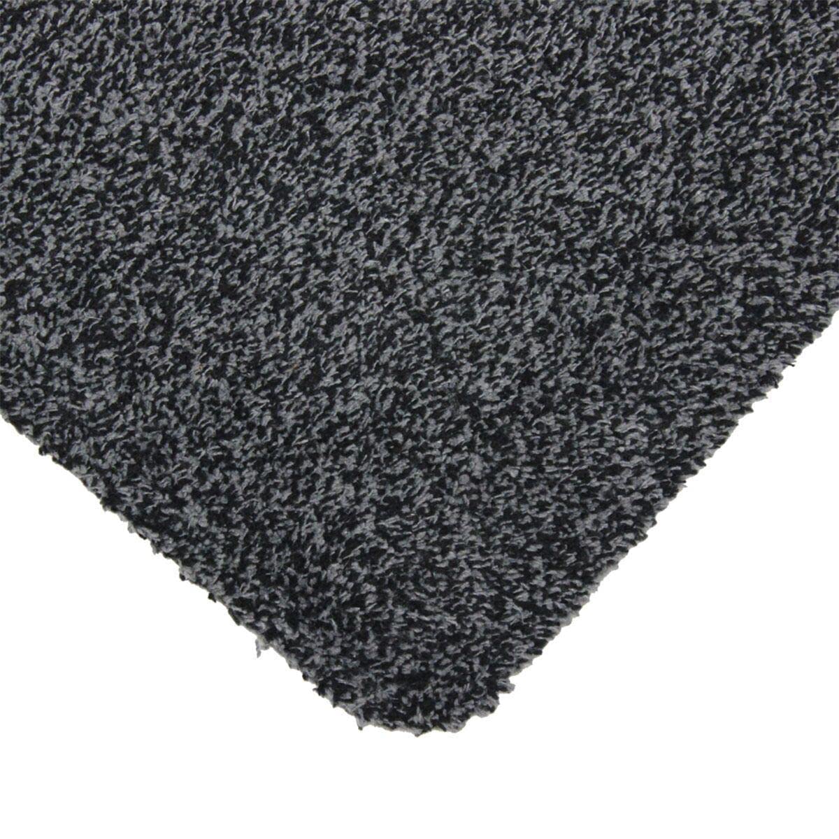 JVL 01-885CH Tanami Two tone Fleck Barrier Runner Door Mat, Charcoal, 50 x 150 cm Solid