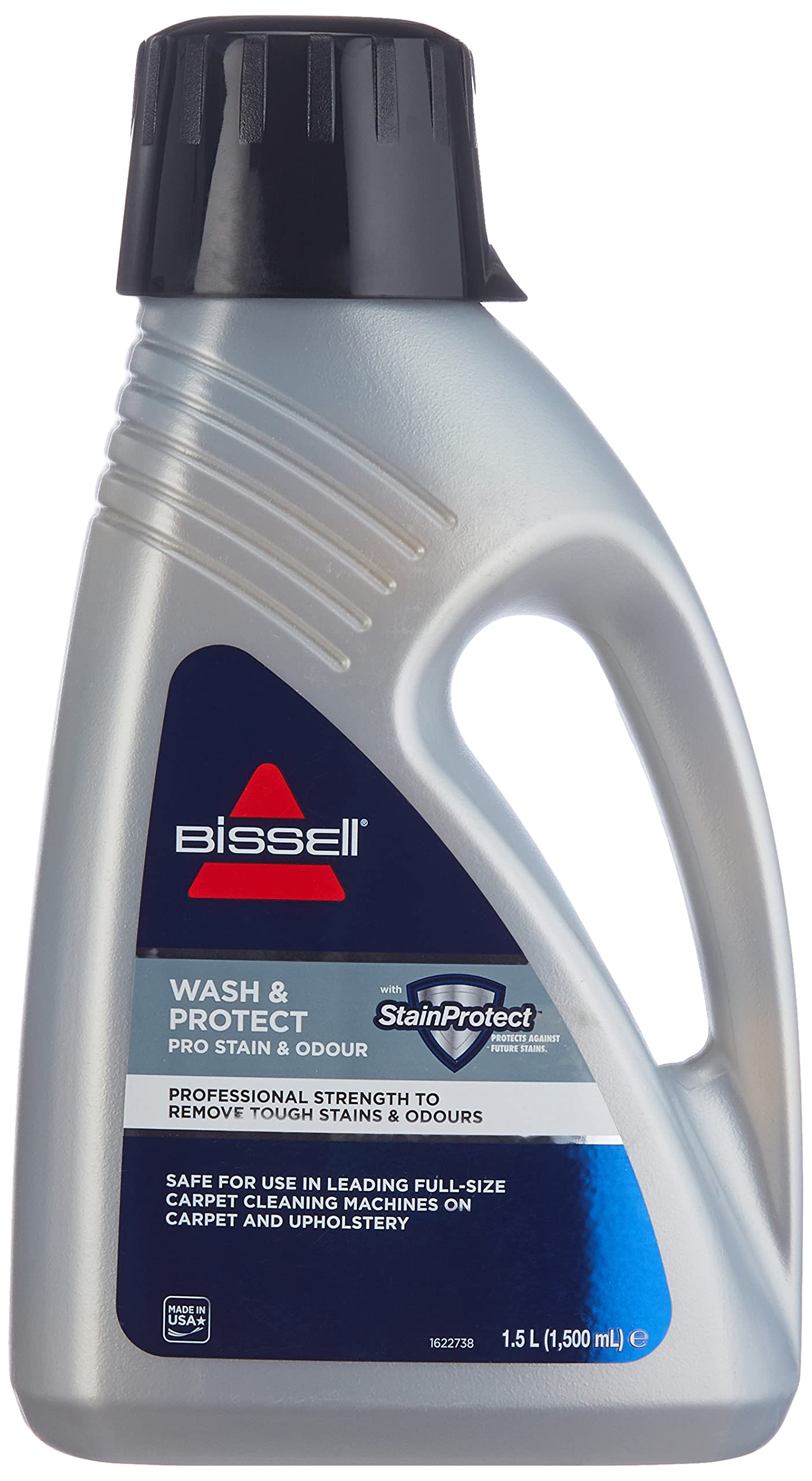 BISSELL Wash & Protect Pro Formula | For Use With All Leading Upright Carpet Cleaners | With Scotchgard Protection | 1089N