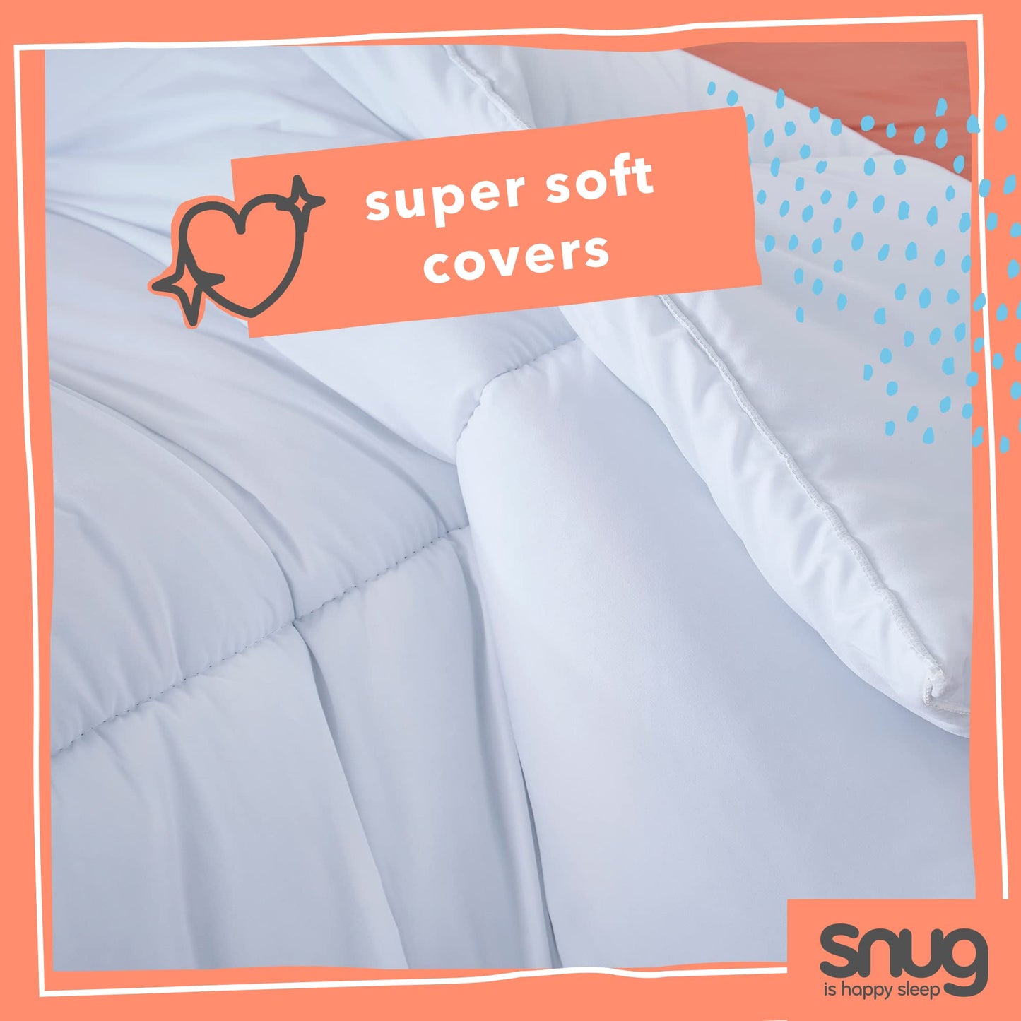 Snug Snuggle Up Duvet - 13.5 Tog Cosy Winter Hypoallergenic Duvet - Double Bed