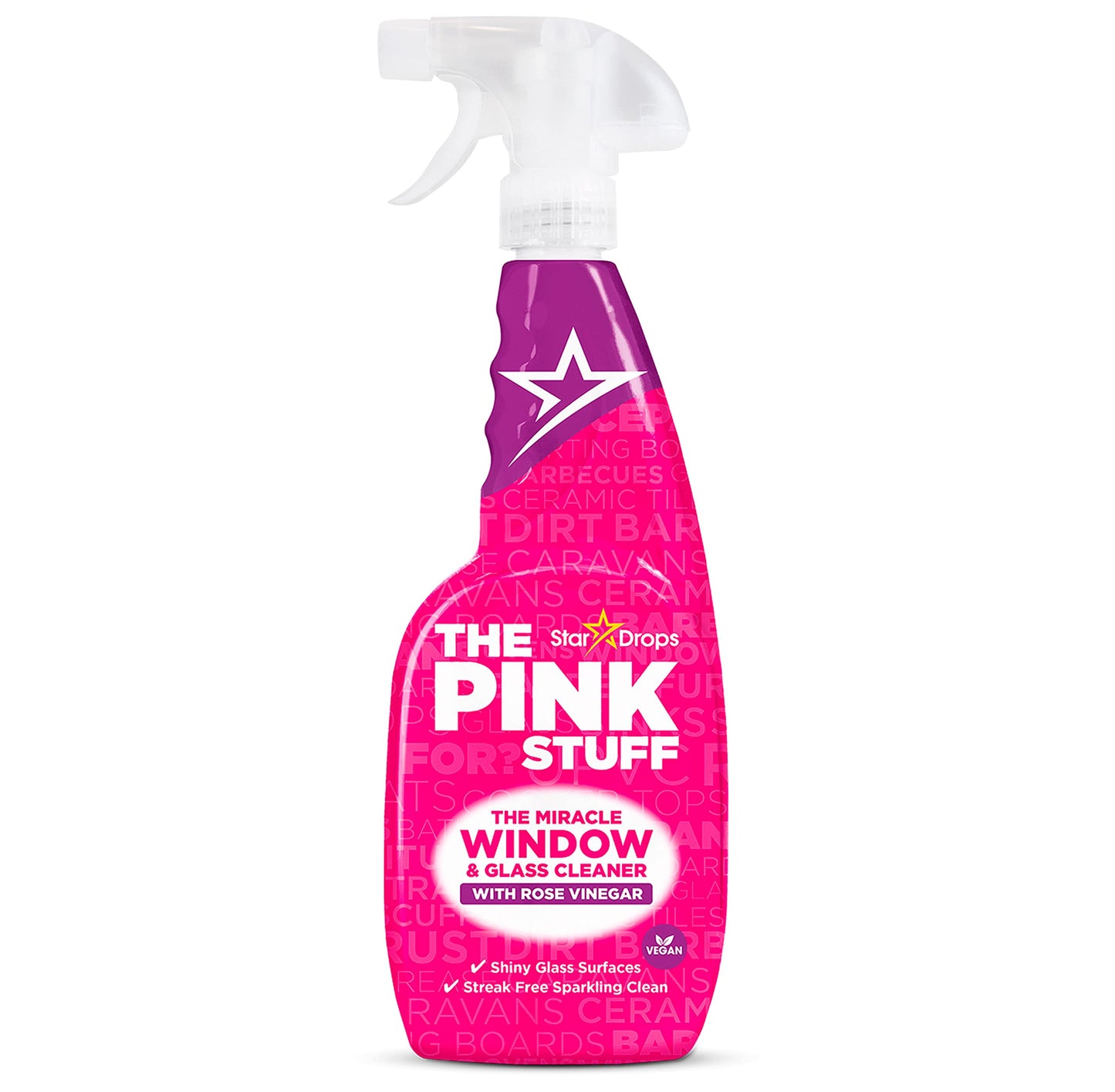 Stardrops The Pink Stuff The Miracle Window & Glass Cleaner with Rose Vinegar