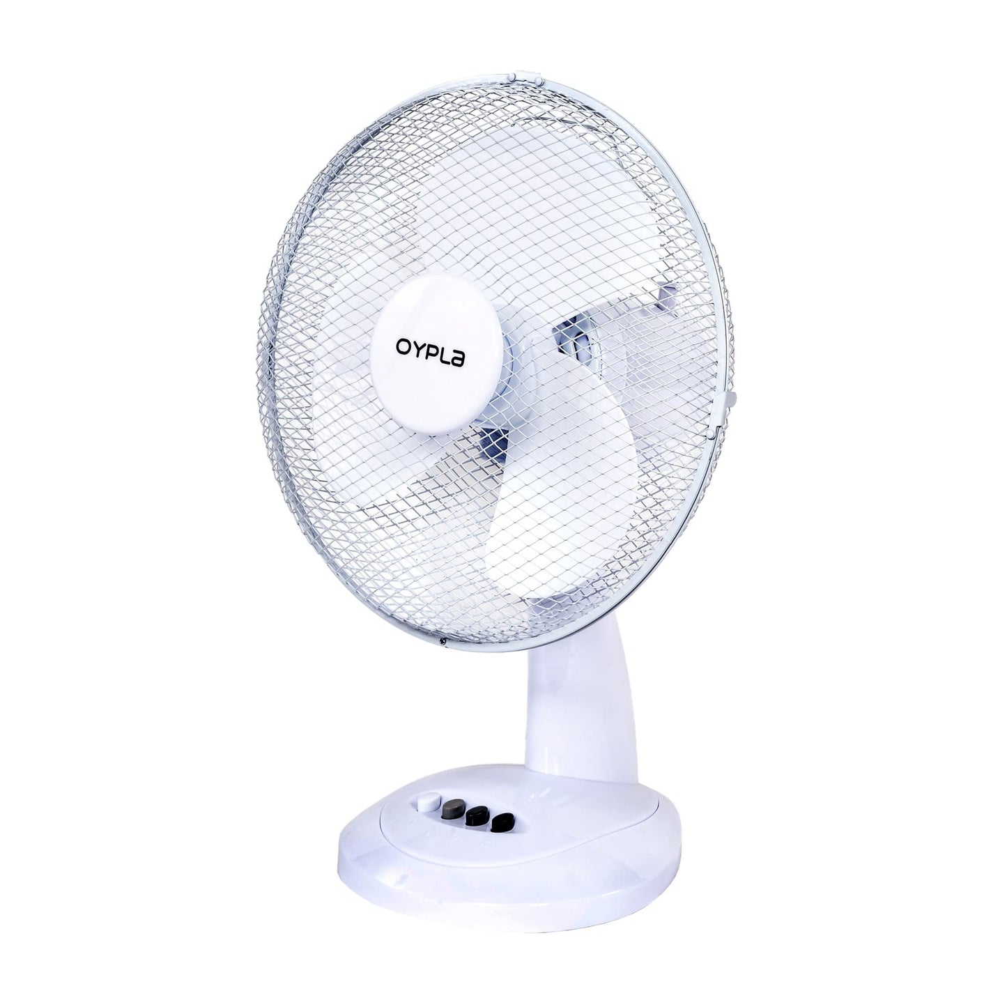 Oypla Electrical 12" 3 Speed Oscillating Electric Desk Home Office Fan