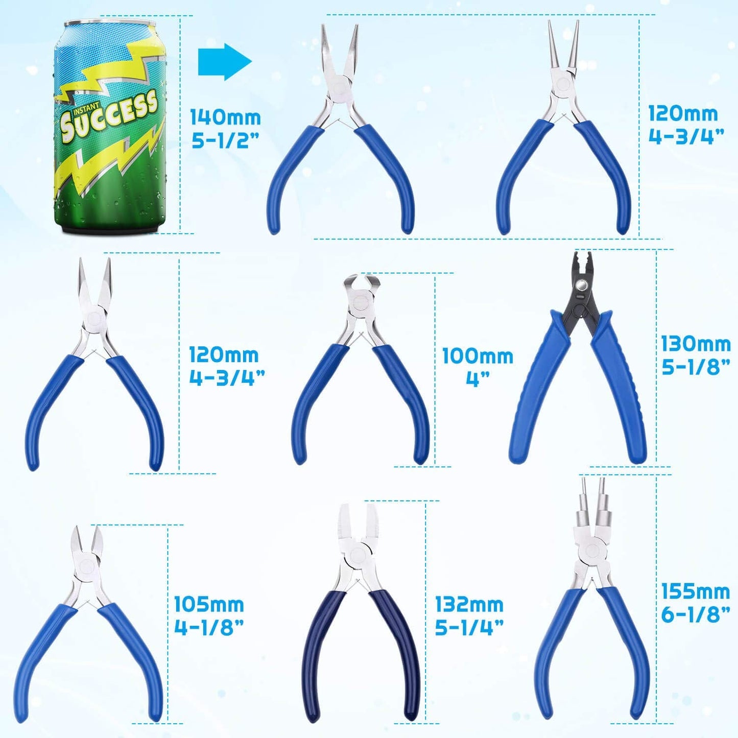 Jewelry Pliers, Shynek 8pcs Jewelry Making Pliers Tools Micro Jewelry Pliers Set Jewelry Making Kit for Jewelry Making Supplies