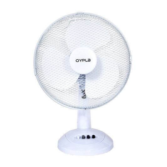 Oypla Electrical 12" 3 Speed Oscillating Electric Desk Home Office Fan