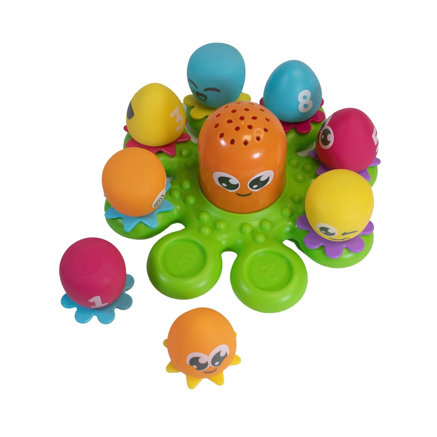 TOMY Toomies Octopals Number Sorting Baby Bath Toy | Educational Water Toys For Toddlers | Suitable For 1, 2 and 3 Years Old Boys and Girls