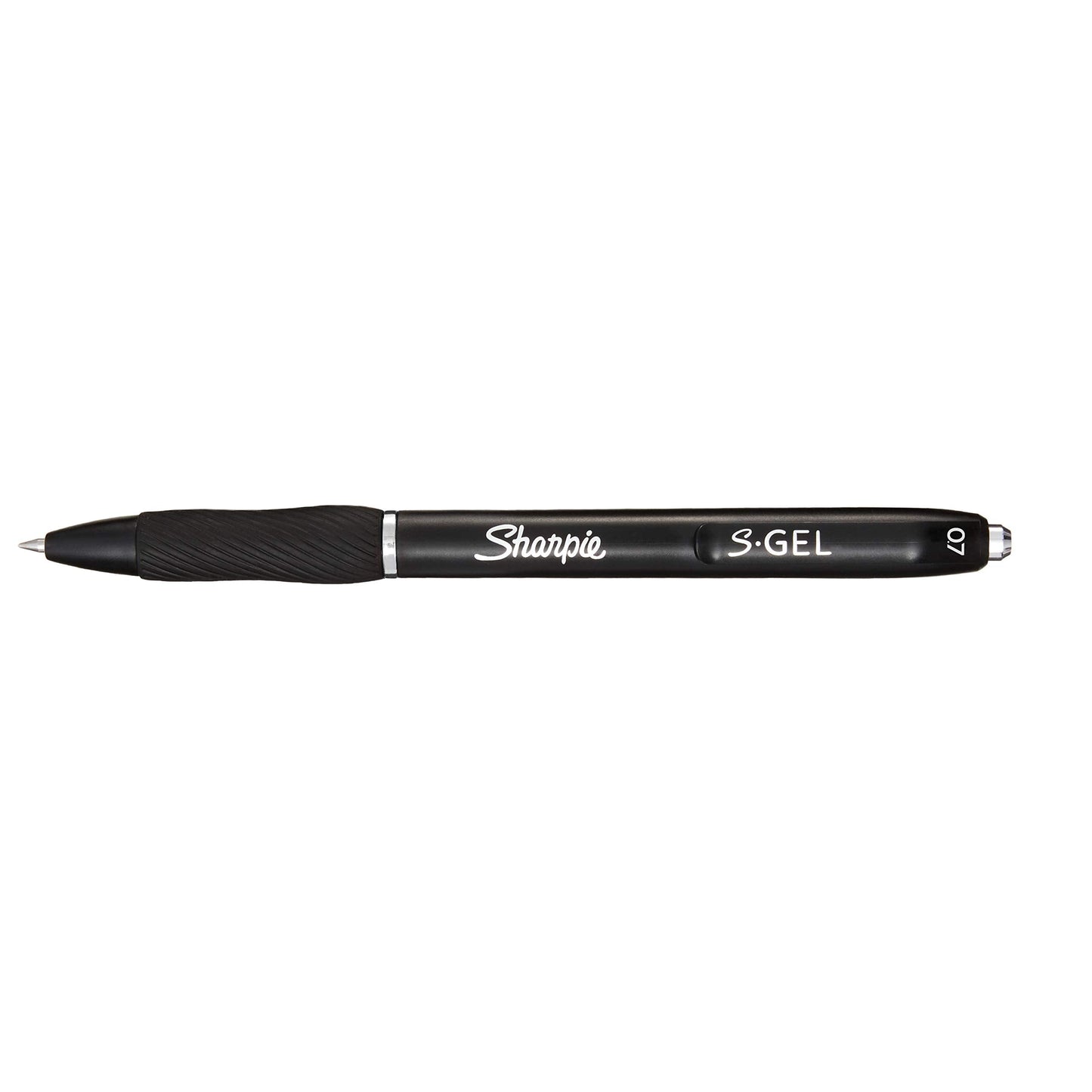 Sharpie S-Gel | Gel Pens | Medium Point (0.7mm) | Black Ink | 12 Count Black Barrels