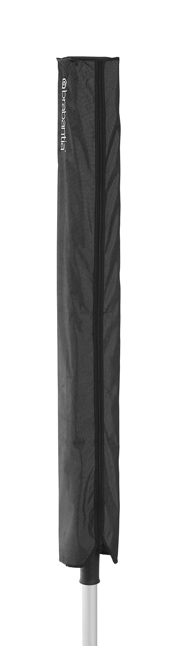 Brabantia Premium Protective Cover for Rotary Dryer Washing Lines (Black) Weather-resistant Zip-Up Sleeve for all Brabantia Rotaries Standard, Assorted Colours,420405 Black