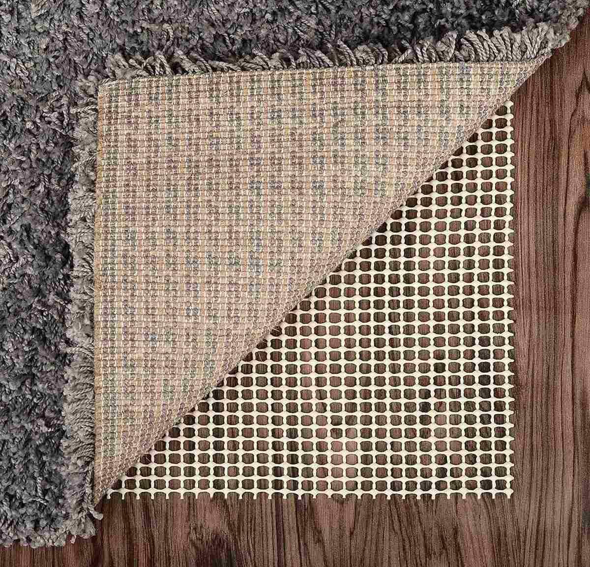 Rug Gripper Anti Slip Underlay (200 X 150 Cm) Multi Purpose Liner Non Slip Mat Mesh for Hard Floors Cushions, Drawer, Backing or Stopper Pad 200 X 150 Cream