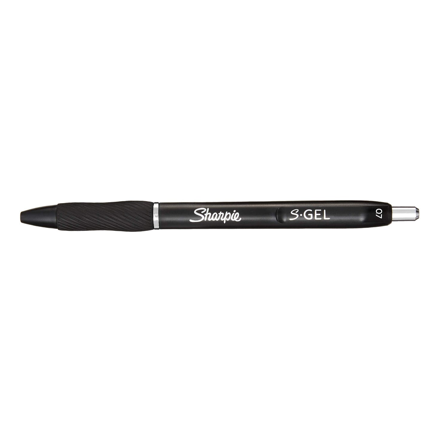 Sharpie S-Gel | Gel Pens | Medium Point (0.7mm) | Black Ink | 12 Count Black Barrels