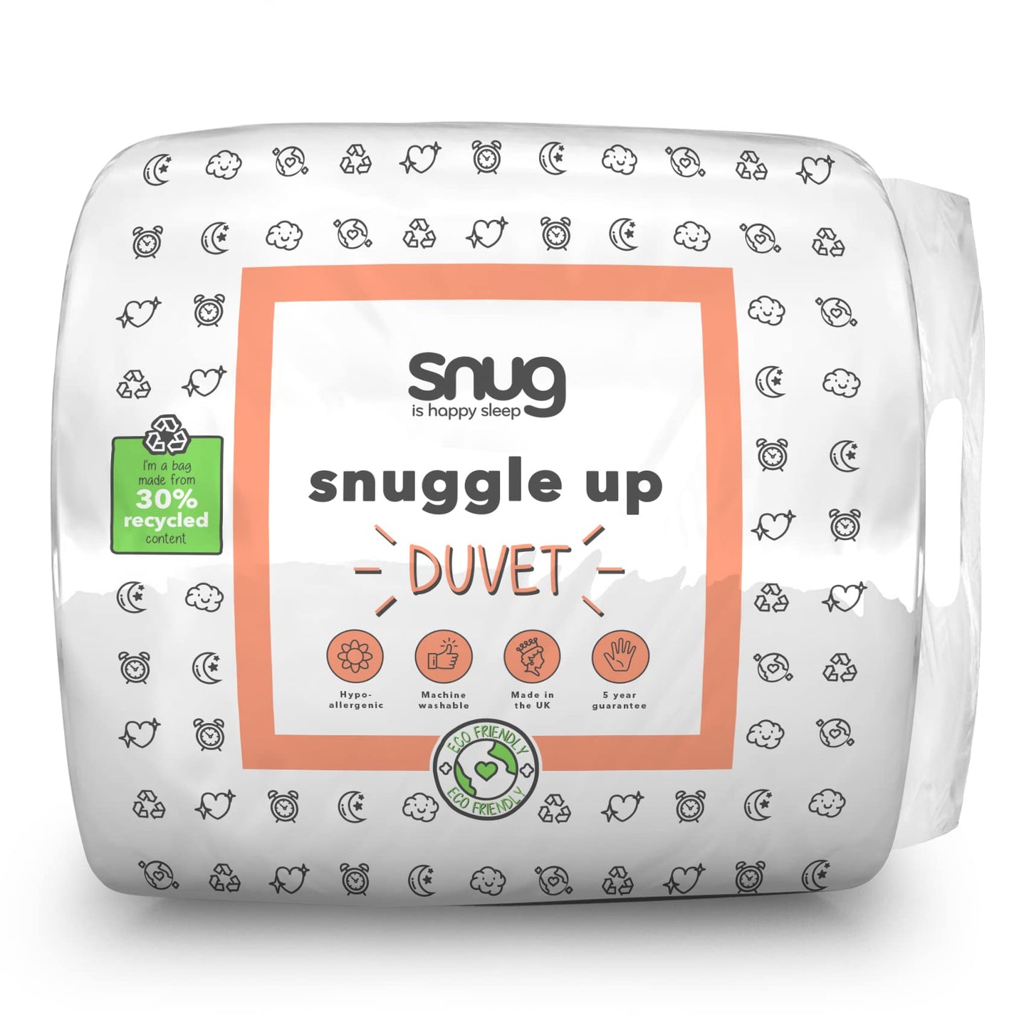 Snug Snuggle Up Duvet - 13.5 Tog Cosy Winter Hypoallergenic Duvet - Double Bed