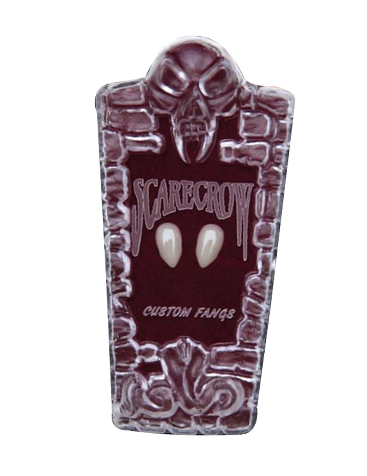 Scarecrow Love Bite Fangs in Love Heart Display Box 1 White