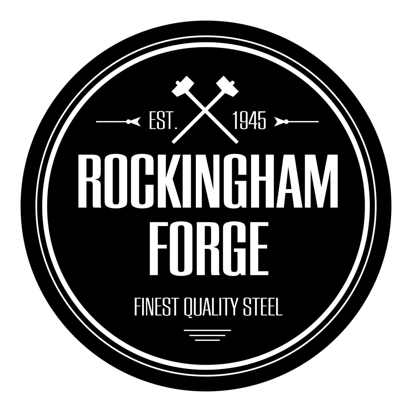 Rockingham Forge Essentials 8007 Range Lightweight Stainless Steel 8” Bread Knife with Black Handle, Individually Carded 32.5 x 3.5 x 2 cm 8" Bread Knife