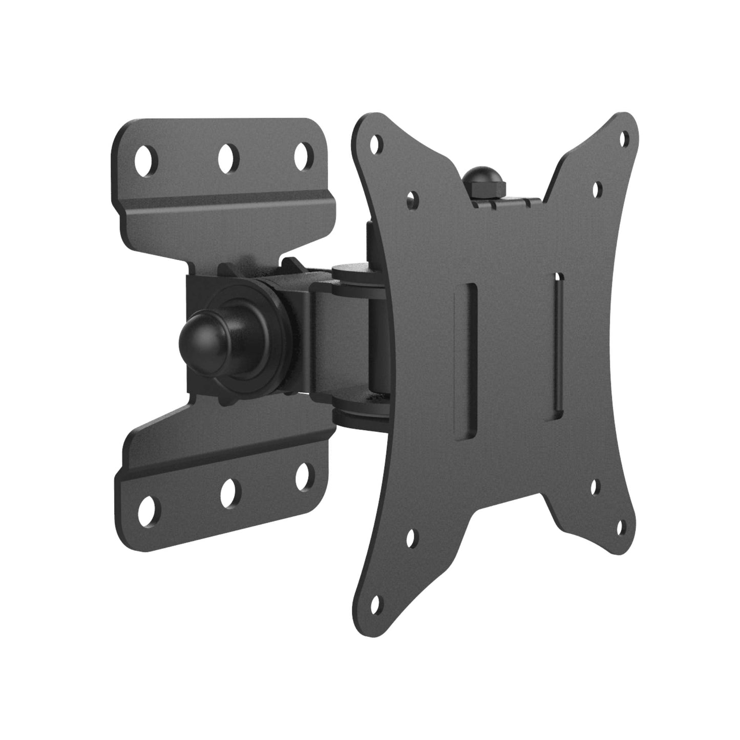 BONTEC TV Wall Mount Bracket for Most 13-30 inch LCD LED Screens, Swivel and Tilt Monitor Wall Mount up to 25kg, Full Motion Monitor Wall Bracket with VESA 75/100mm