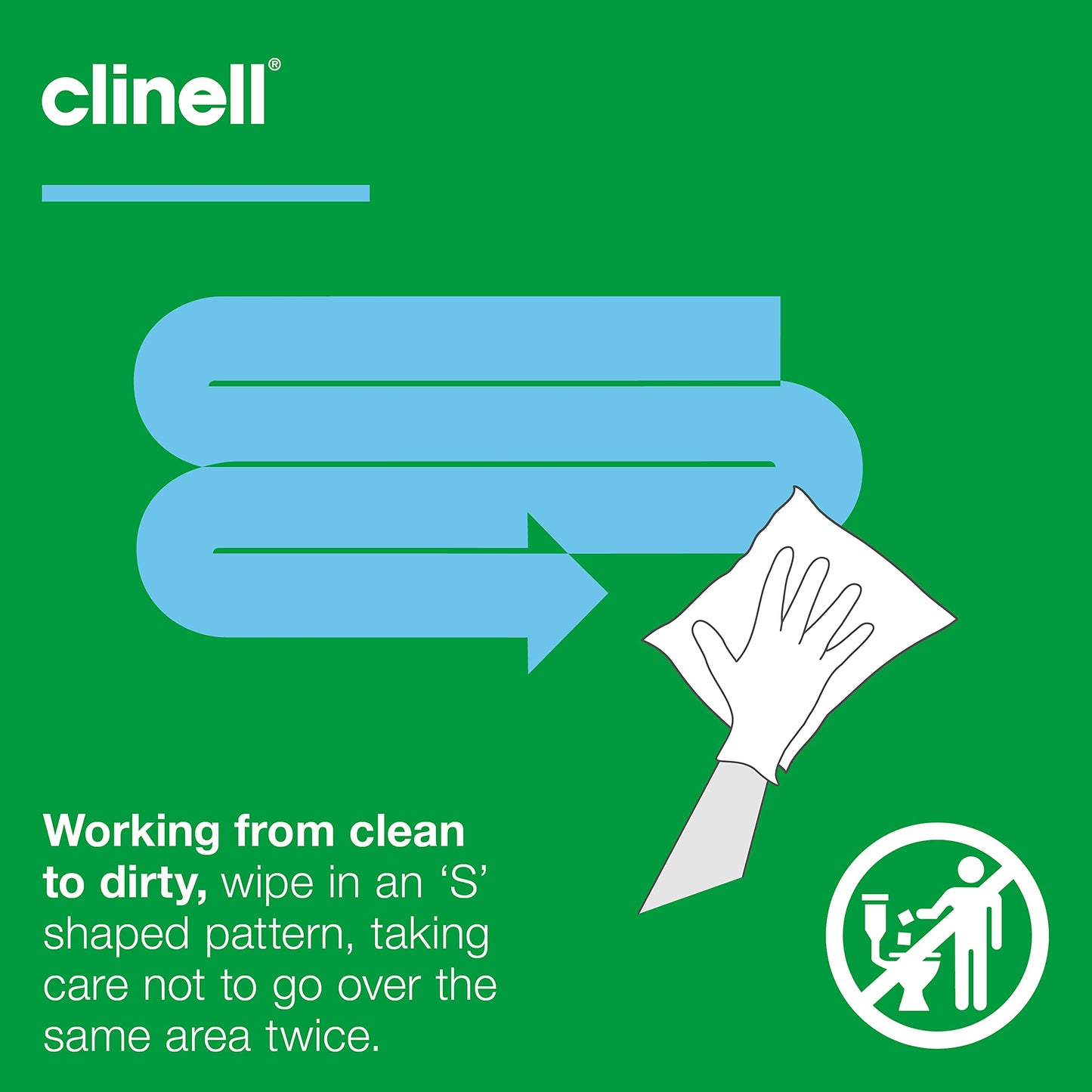 Clinell Universal Cleaning and Disinfectant Wipes for Surfaces - Pack of 100 Thick Wipes - Multi Purpose Wipes, Kills 99.99% of Germs, Quick Action - 255mm x 175mm 1 Pack (100 Wipes) Disinfectant Wipes, Pack of 100