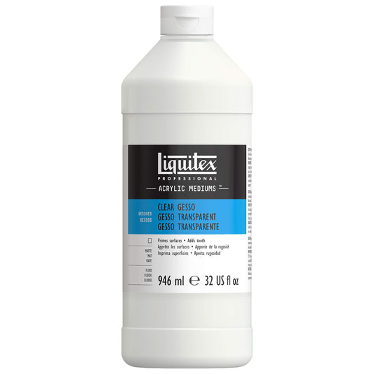 Liquitex Professional Clear Gesso Surface Prep Medium, 946 ml 946 ml (Pack of 1)