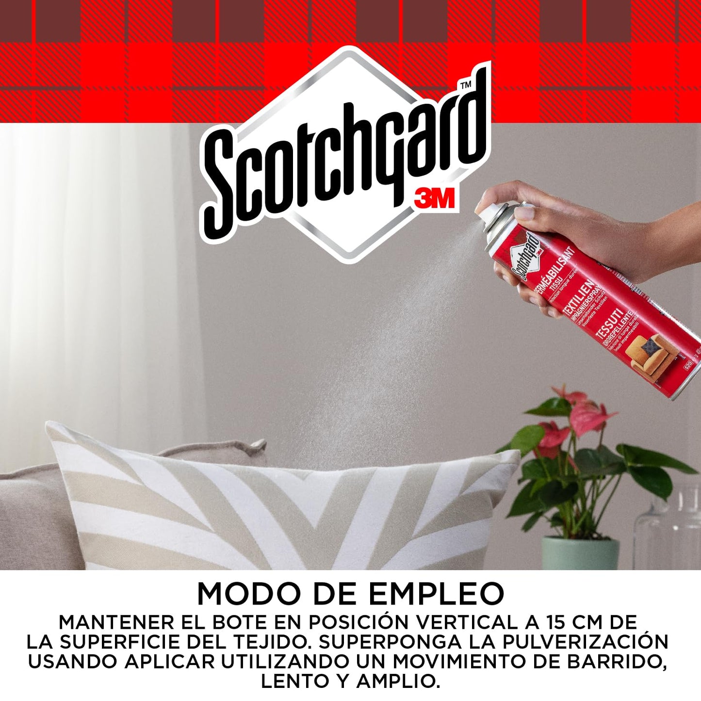 Scotchgard Fabric Water Shield, 1 Can x 400ml - Water Repellent Spray for Clothing and Household Upholstery Items, Long-Lasting Fabric Protector Single