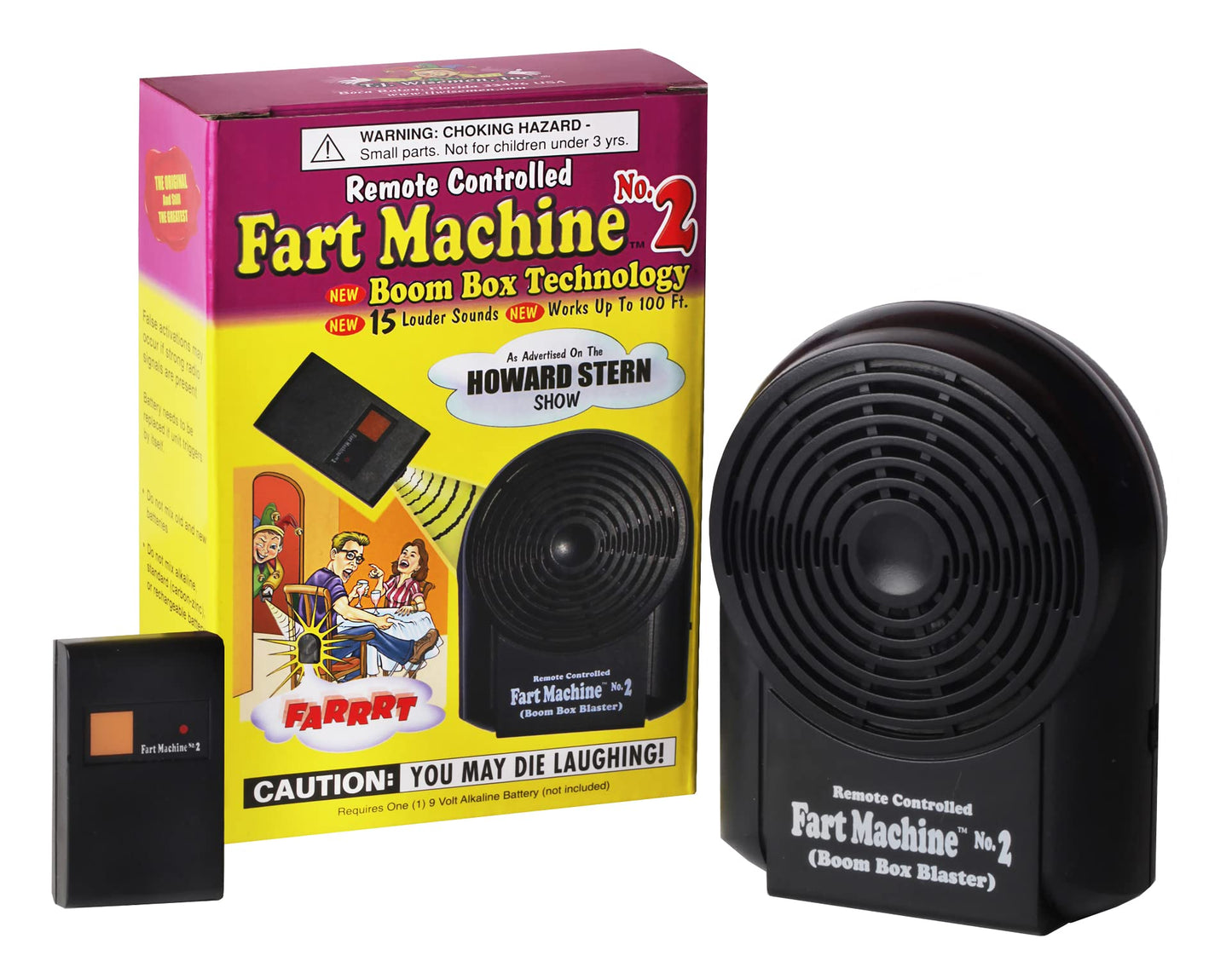 Rubie's Official Radio Controlled Fart Machine Number 2, Joke Toy