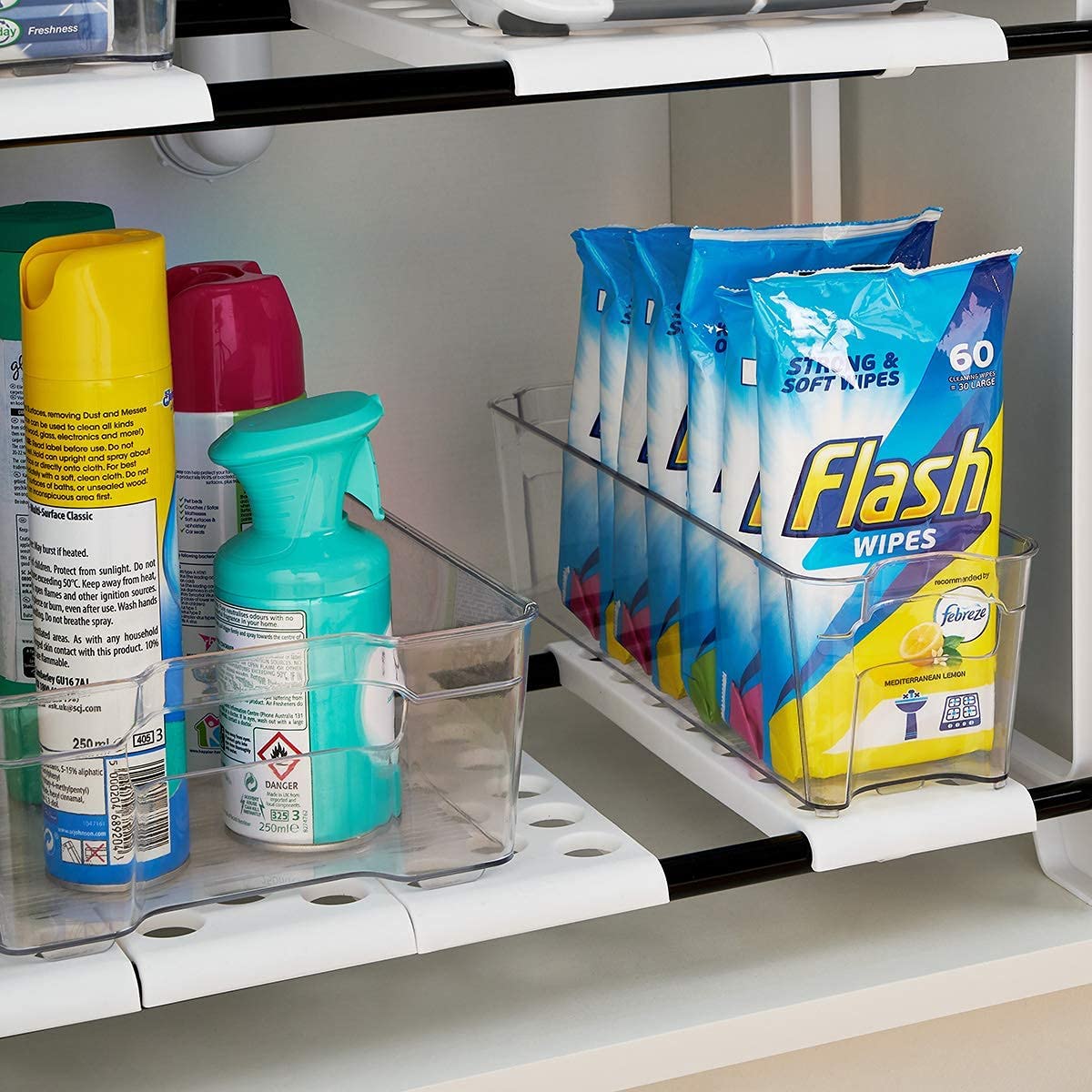 Addis Under Sink Storage for Organisation, White Single