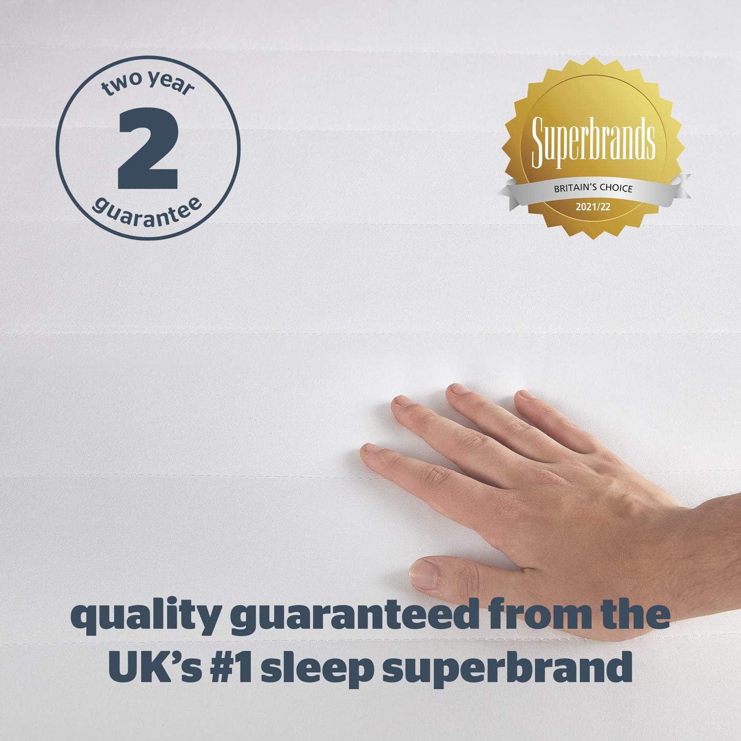 Silentnight Quilted Super Mattress Protector – Premium Luxury Mattress Cover Protector Pad with Extra Deep Elasticated Straps – Hypoallergenic, Super Soft and Machine Washable - Super King, White