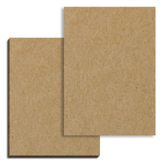 50 Sheets, Brown Kraft Paper Card A4 - 200gsm A4 (50 Sheets)