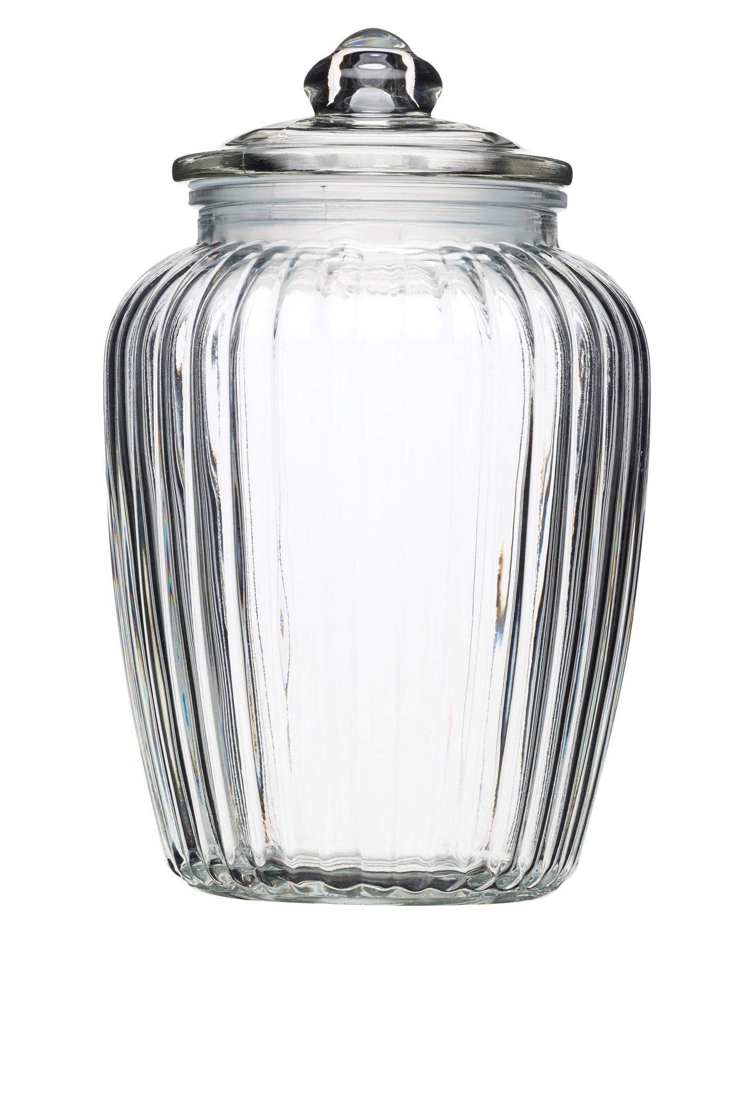 KitchenCraft Home Made Large Glass Storage Jar, 2.2 Litres - Clear L Single