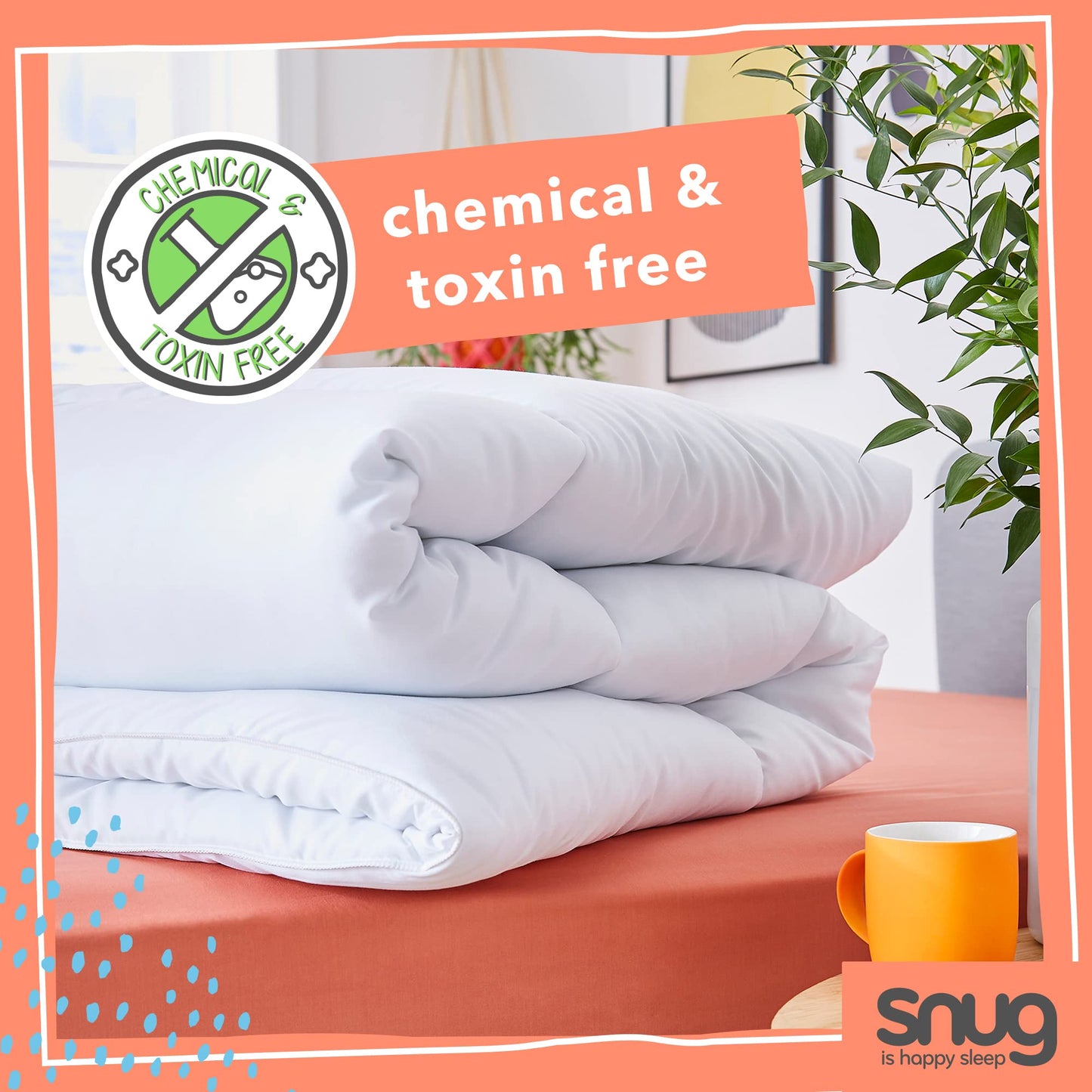 Snug Snuggle Up Duvet - 13.5 Tog Cosy Winter Hypoallergenic Duvet - Double Bed