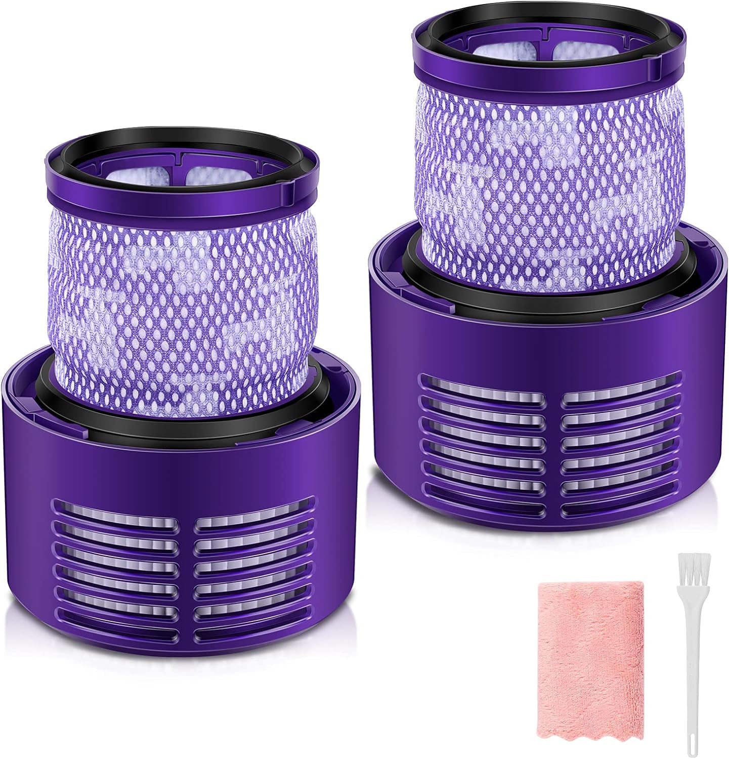 Dyson V10 Filters, morpilot 2 Pack Dyson V10 Replacement Filters for Dyson V10 Cyclone Series, V10 Absolute, V10 Animal, V10 Total Clean, Replace Dyson Part # 969082-01.(2 Pack) v10-2