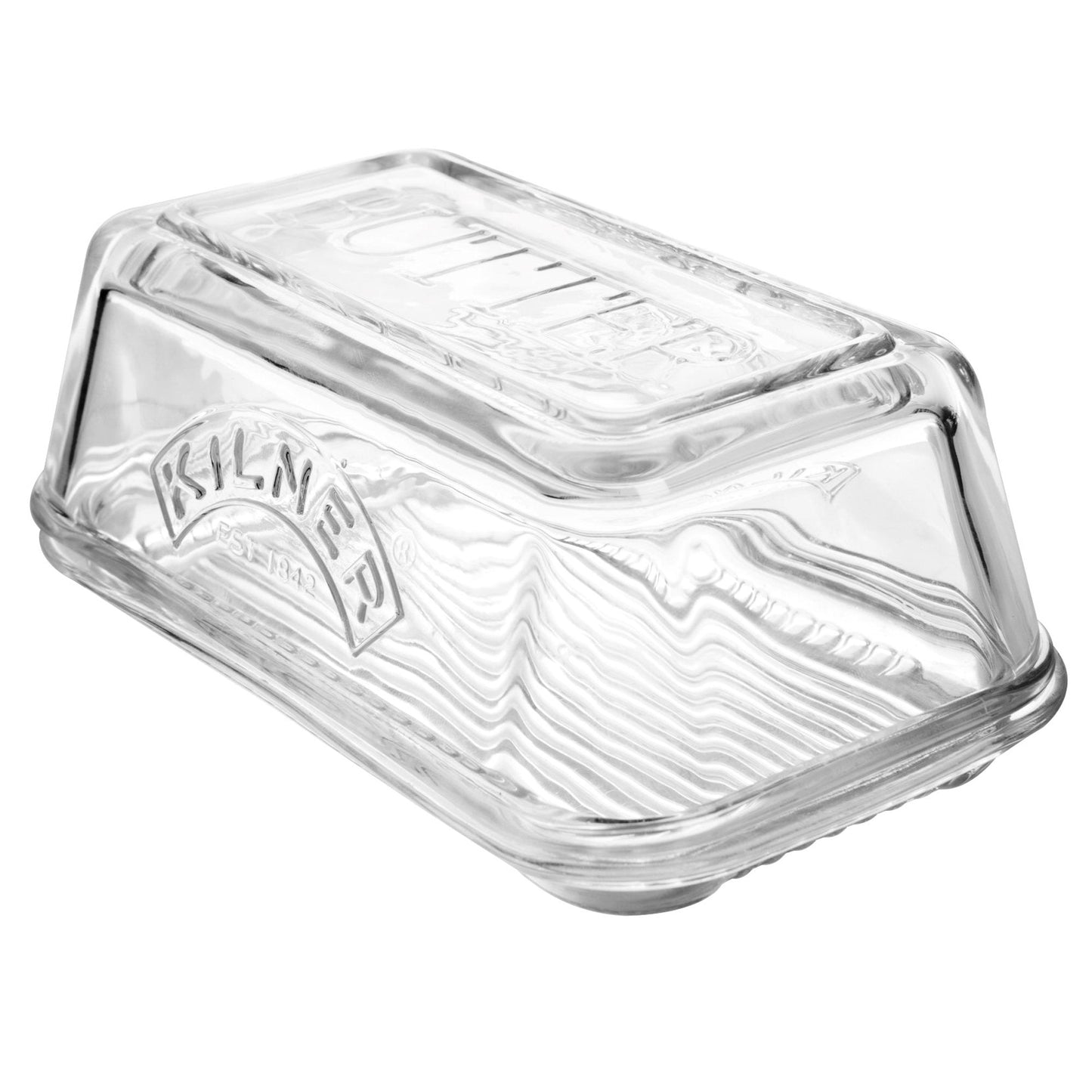 Kilner Vintage Glass Butter Dish with Lid