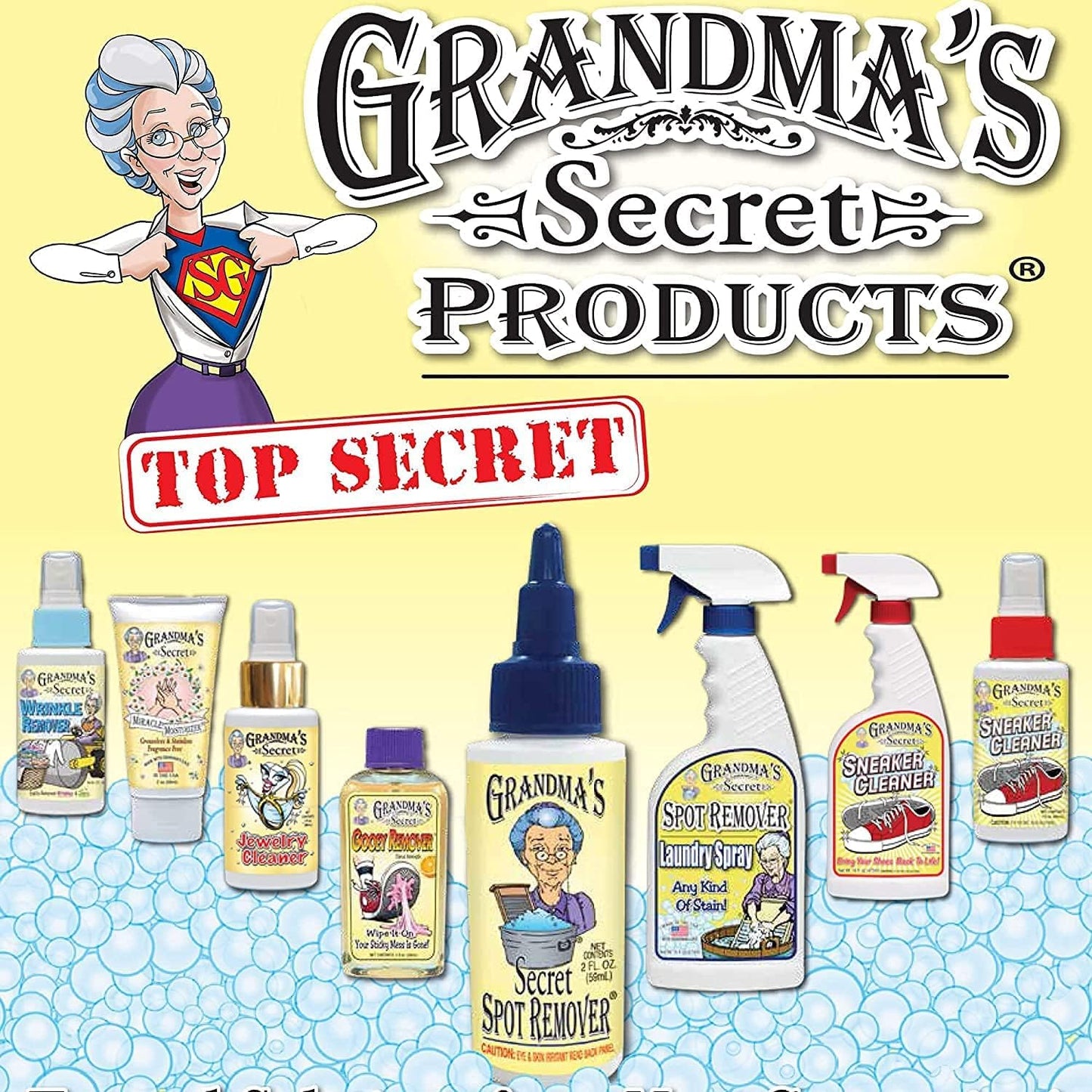 Grandma's Secret Spot Remover 2oz, Other, Multicoloured, 3.47 x 3.47 x 10.71 cm