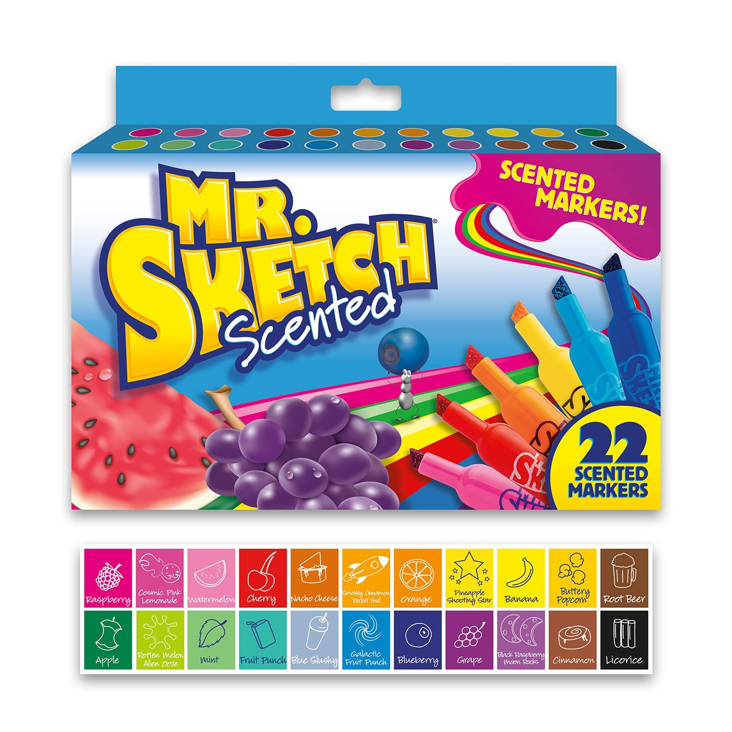 Mr. Sketch MR.Sketch Marker 22P Chisel, One Size