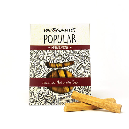 PALOSANTO - Palo Santo Sticks Popular Ayabaca from Peru - 8 Wood Sticks 10cm - Natural Incense Sticks for Stress Relief and Meditation - Palo Santo Wood Wild Harvested & Sustainably Sourced 8 Sticks