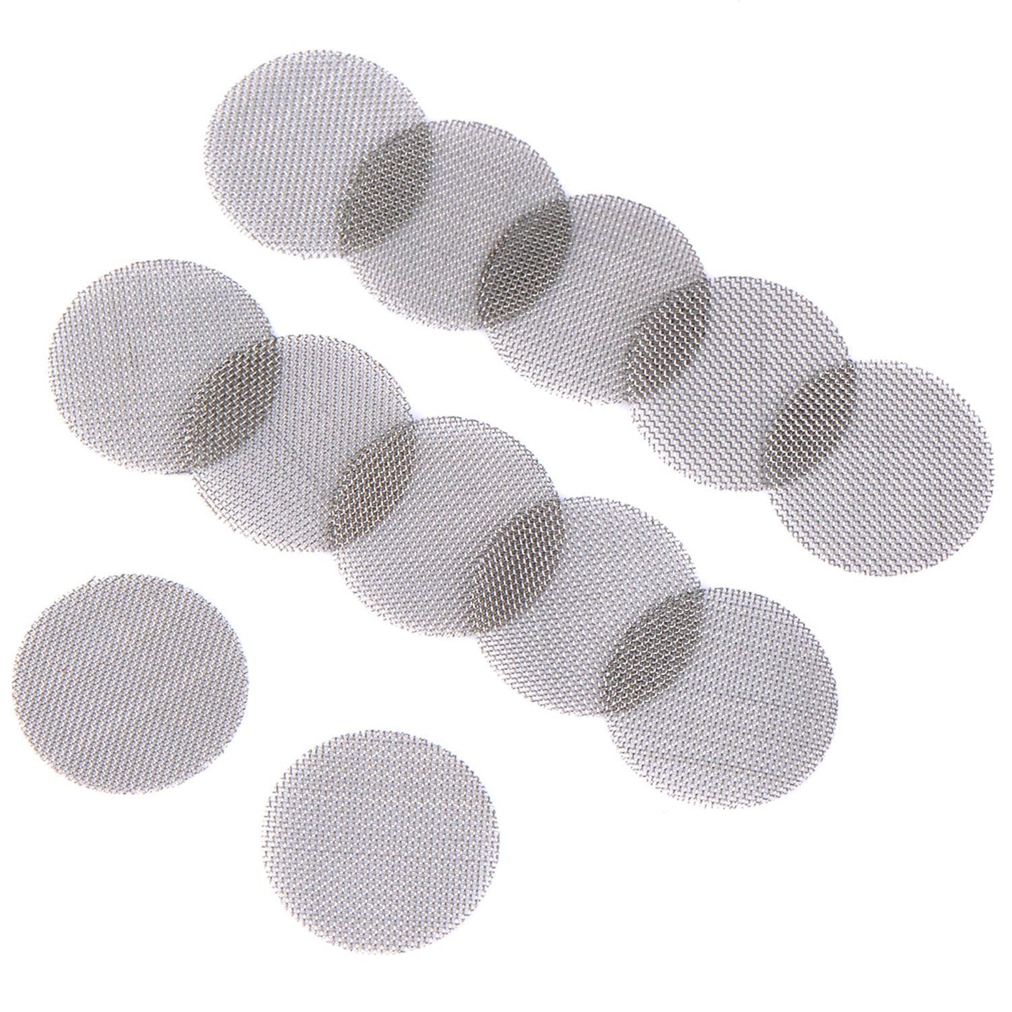 Stainless Steel Smoking Screens Pipe Screen Filters 15 mm with Storage Box (150 Pieces) 150 Pieces