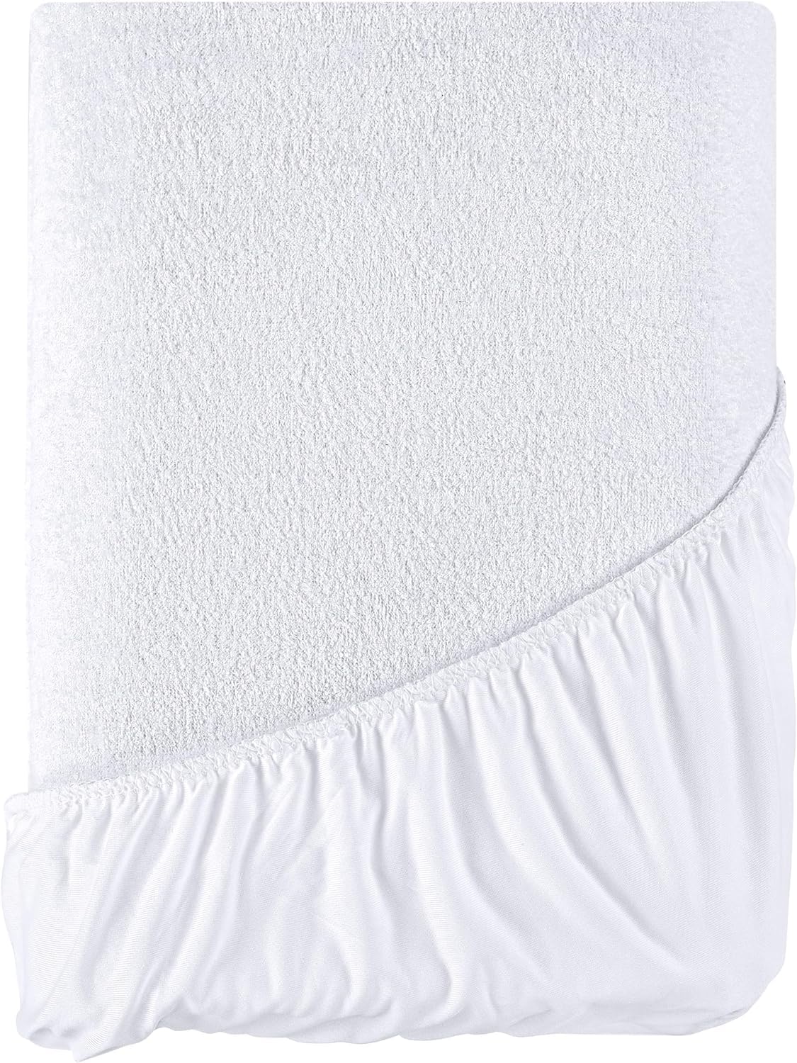 Utopia Bedding Waterproof Mattress Protector Small Double Bed 120 x 190 cm, Fits Up to 30 cm Deep Mattresses, Premium Terry 4ft Mattress Protector, All Around Elastic, Small Double Mattress Cover 4ft Small Double - 120 x 190 x 30 cm White