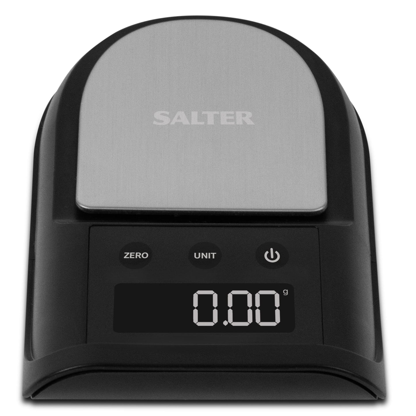 Salter 1360 BKDR Mini Digital Kitchen Scale - Precision 0.01g Increments, Electronic Baking Scale, 300g Capacity, Compact, Portable, Weigh Food & Yeast, Delicate Jewellery, Spices, Coins, Easy Read Pocket Digital Precision Scale