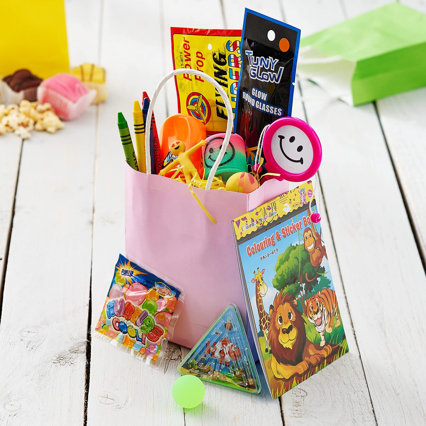 THE TWIDDLERS - 120 Premium Assorted Party Bag Fillers for Kids - Goodie Loot Bag Pinata Fillers, Birthday Party Gift Favours, Classroom Rewards, Game Prizes for Boys & Girls