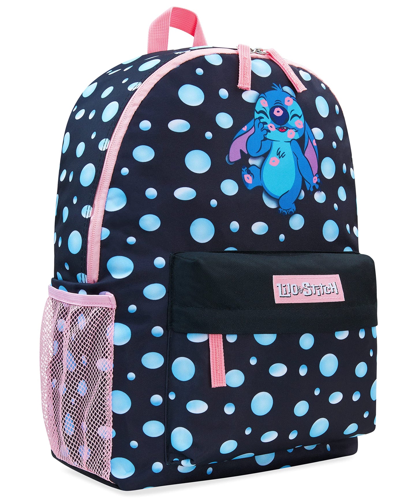 Disney Backpack for Girls, Stitch School Bags for Girls Black