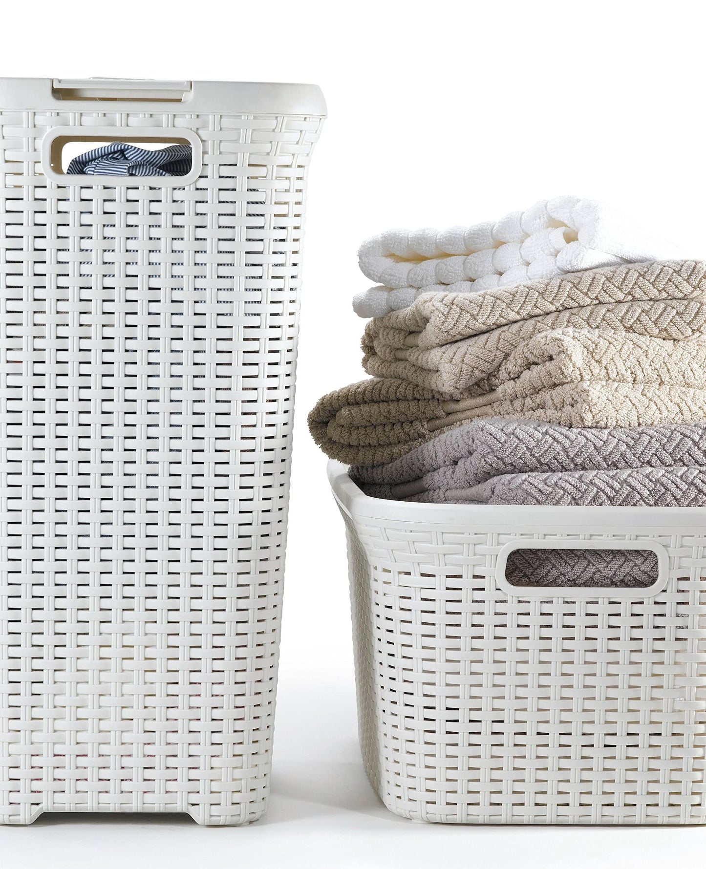 CURVER My style Laundry Hamper - Grey 55L Hamper Single