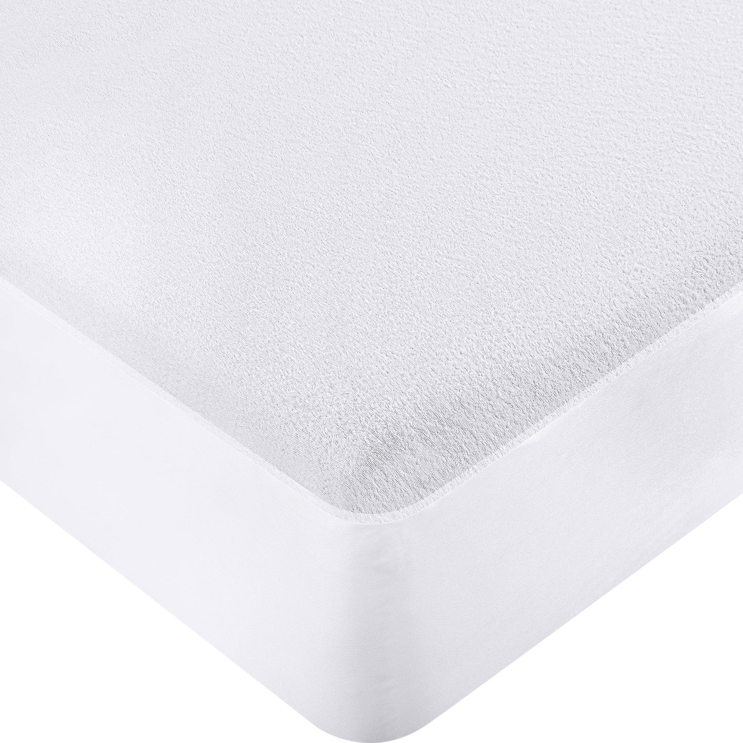 Utopia Bedding Waterproof Mattress Protector Small Double Bed 120 x 190 cm, Fits Up to 30 cm Deep Mattresses, Premium Terry 4ft Mattress Protector, All Around Elastic, Small Double Mattress Cover 4ft Small Double - 120 x 190 x 30 cm White