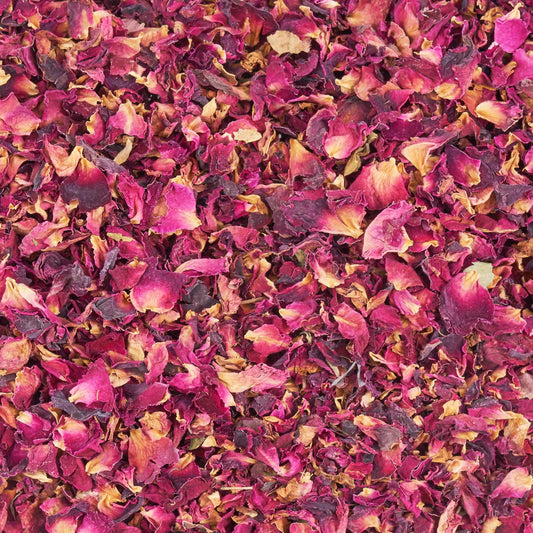 Dried Rose Petals Real. 100% Organic & Pure. 75g. Use Edible Rose Petals in Tea, Candle Making, Pot Pourri or as Natural Biodegradable Confetti for Weddings. 1. Pure Maroon 2 Litre Box