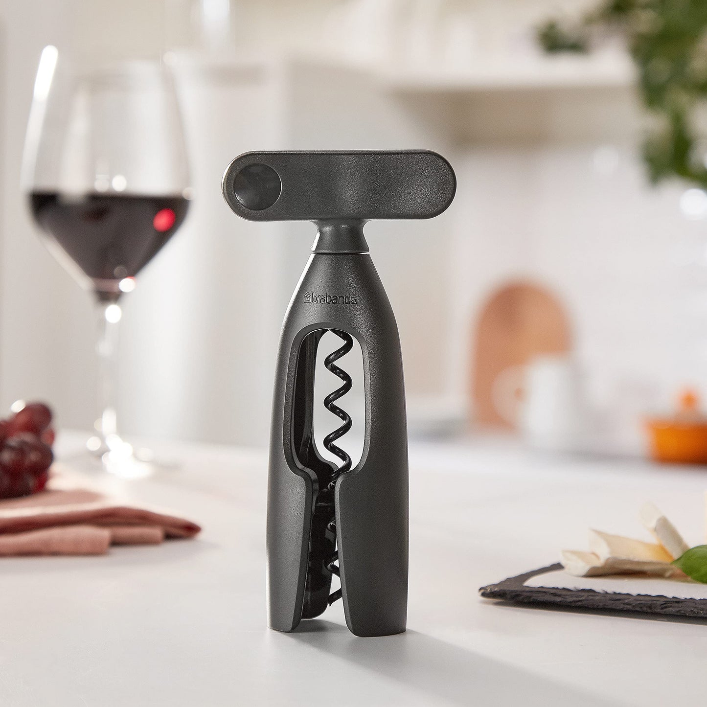 Brabantia 121920 Tasty and Corkscrew, Dark Grey