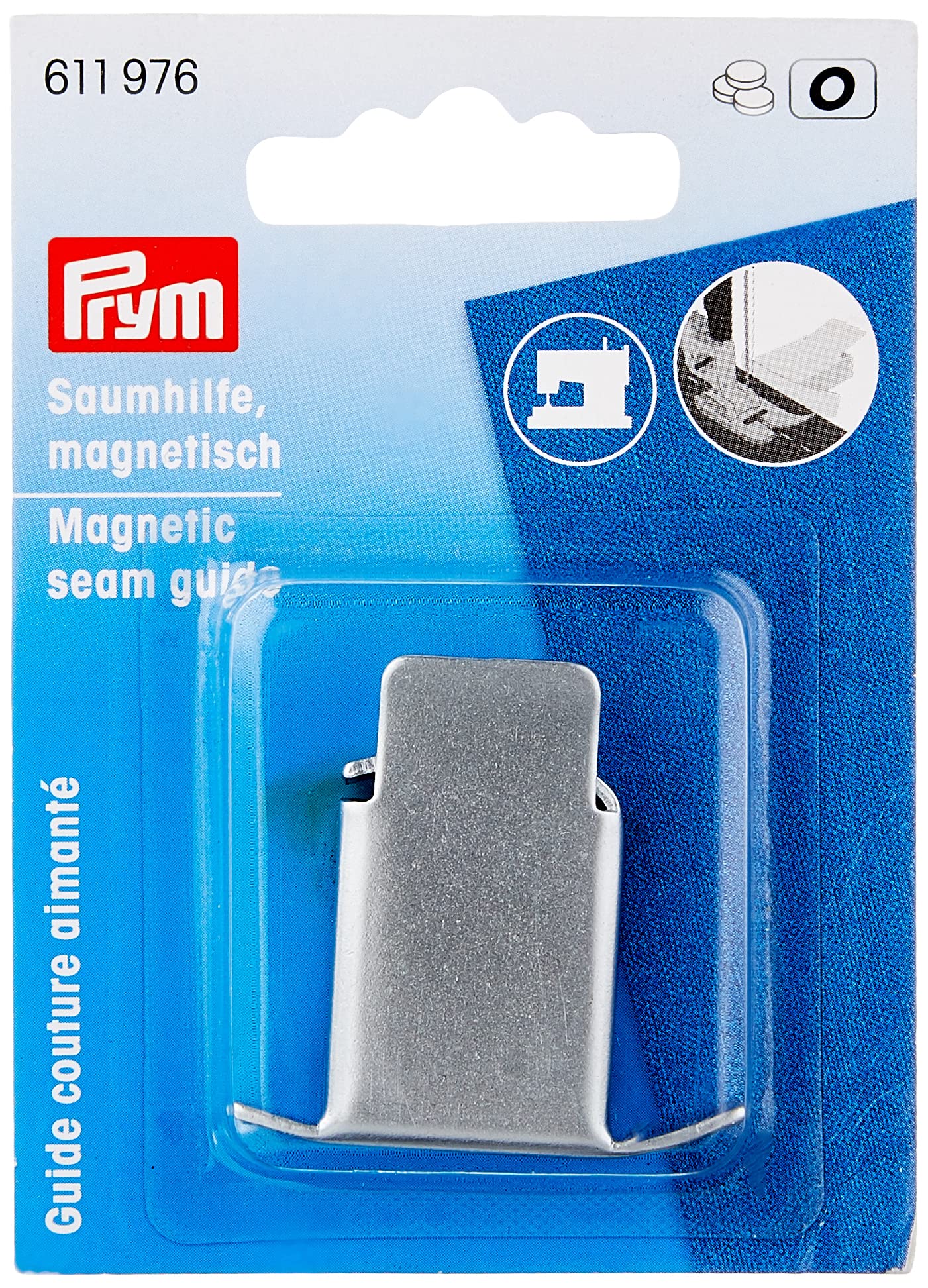 Prym Magnetic Seam Guide, Silver Single