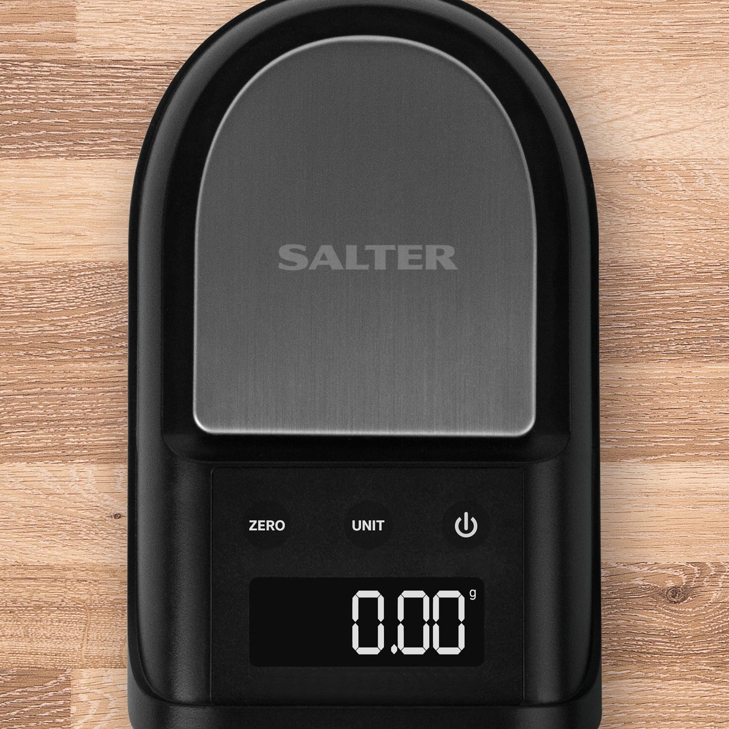 Salter 1360 BKDR Mini Digital Kitchen Scale - Precision 0.01g Increments, Electronic Baking Scale, 300g Capacity, Compact, Portable, Weigh Food & Yeast, Delicate Jewellery, Spices, Coins, Easy Read Pocket Digital Precision Scale